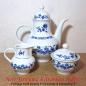 Preview: Kaffeeservice mit Zwiebelmuster (Henneberg, DDR)
