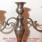 Preview: 3 flammiger Kandelaber aus Zinn (25cm)