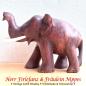 Preview: Vintage Elefant aus Teakholz (10cm hoch)