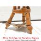 Preview: Kleines Miniatur-Spinnrad aus Holz