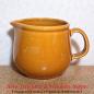 Preview: Vintage DDR Kanne für Milch und Kakao aus Keramik glänzend brau glasiert (600ml) (Steingutwerk Torgau)