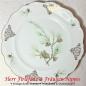 Preview: 9 Vintage Frühstücksteller mit Blumendekoren