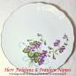 Preview: 9 Vintage Frühstücksteller mit Blumendekoren