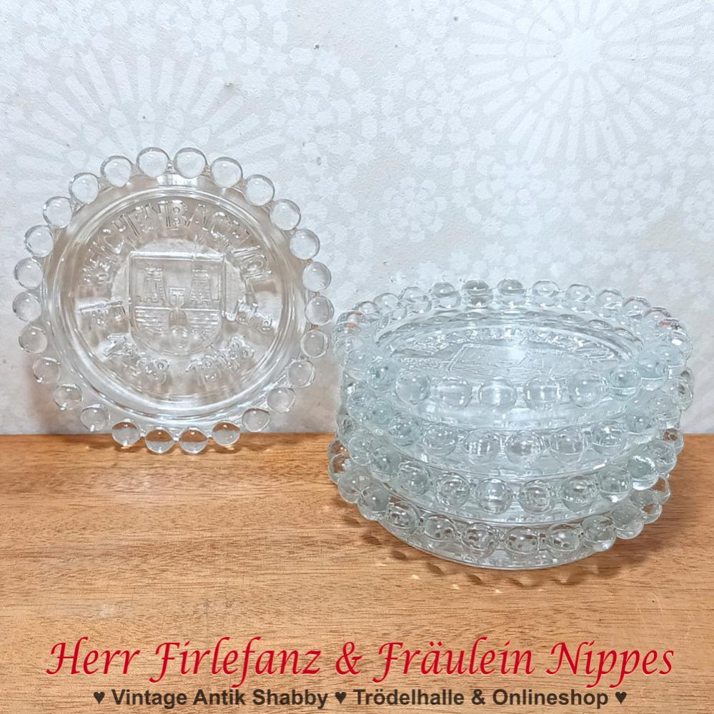 Preview: 5 Glasuntersetzer "Reichenbach / OL 750 Jahre"