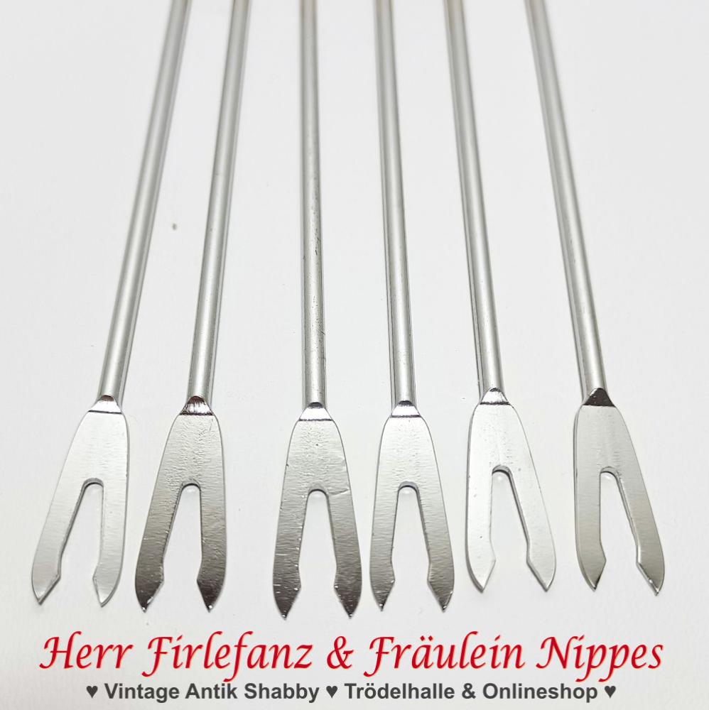 Preview: 6 Vintage Fondue Gabeln