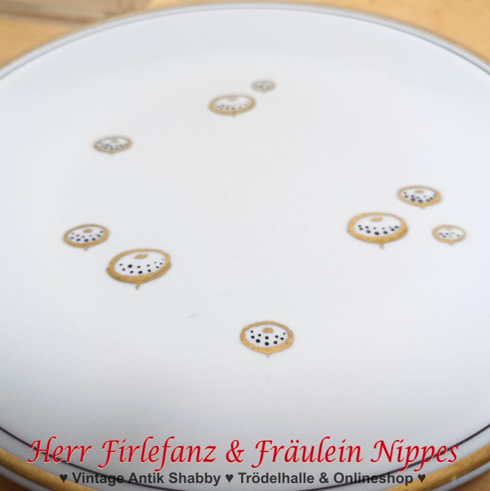 Preview: 6 Vintage Frühstücksteller (Rienzi, Henneberg DDR)