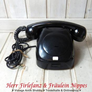 Schwarzes Bakelit Nebenstellen-Telefon
