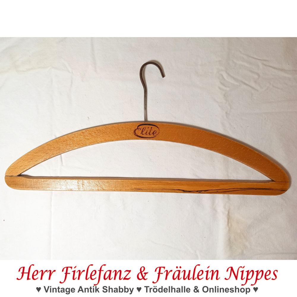 7 Vintage Kleiderbügel mit Aufdruck