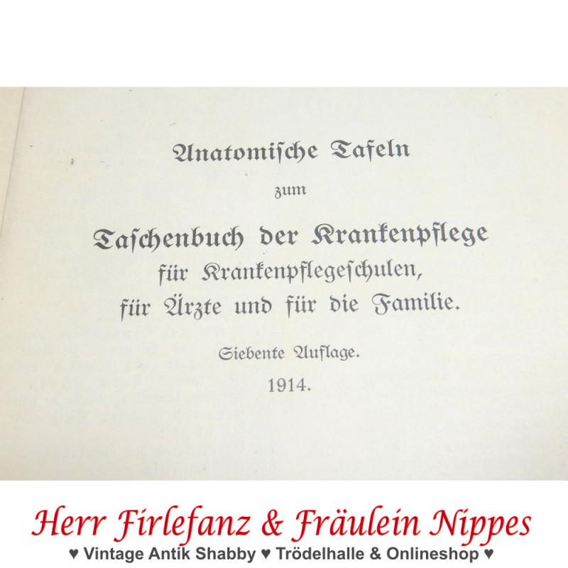 Buch "Taschenbuch der Krankenpflege" 1914