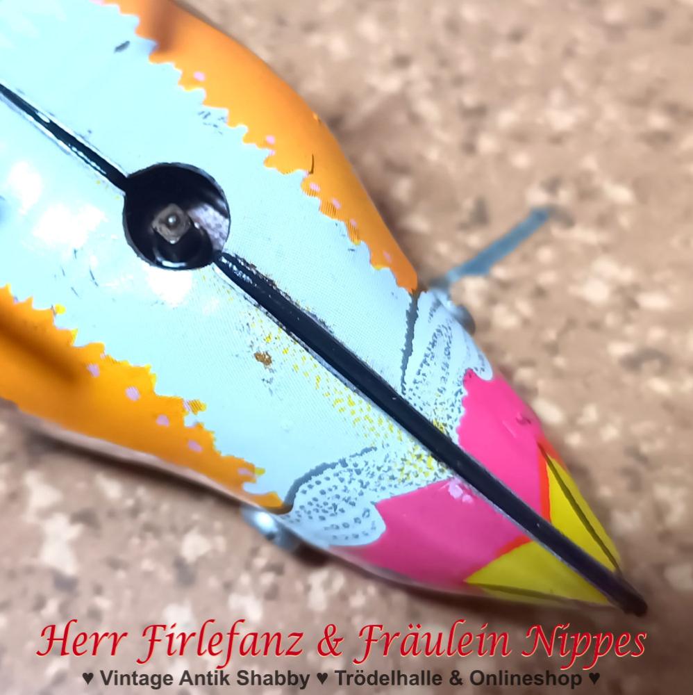 Vintage Blechspielzeug Vogel (DDR)