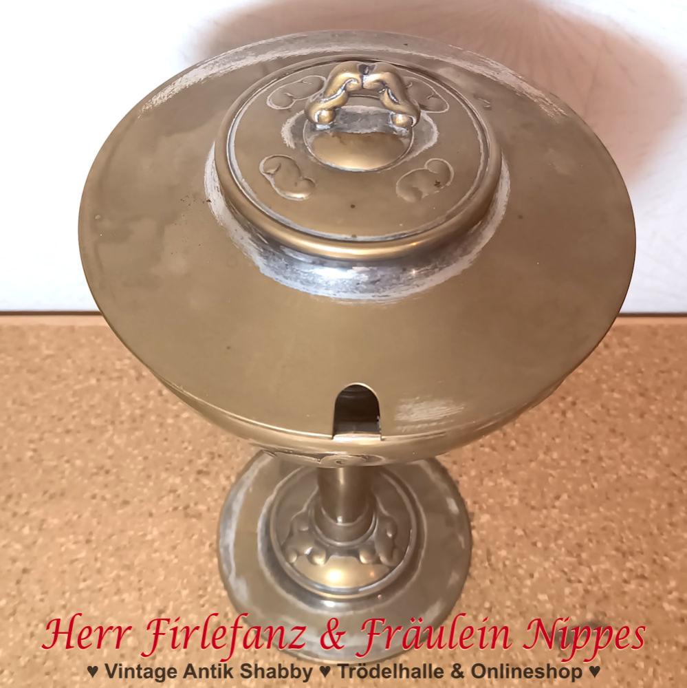 Preview: Versilberte Kaviarschale aus Messing (29cm)