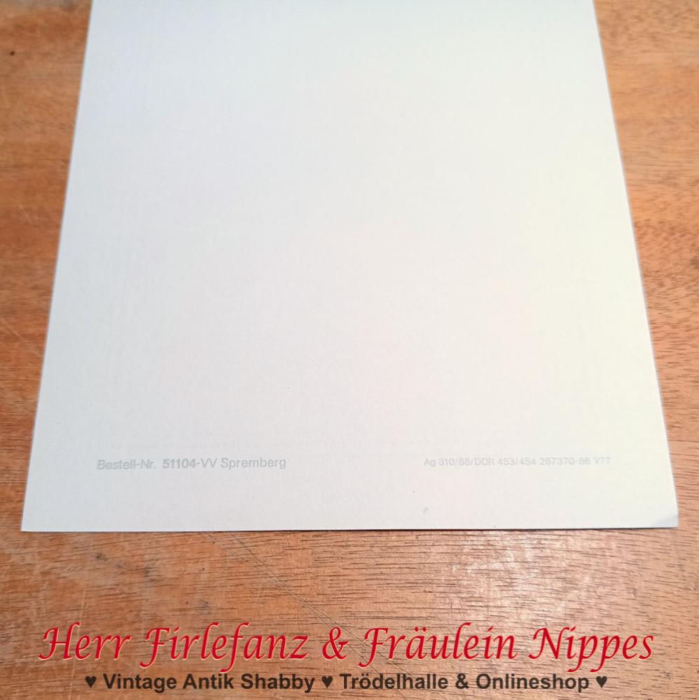 Preview: Geprägte DDR Blanko Urkunde (A5)