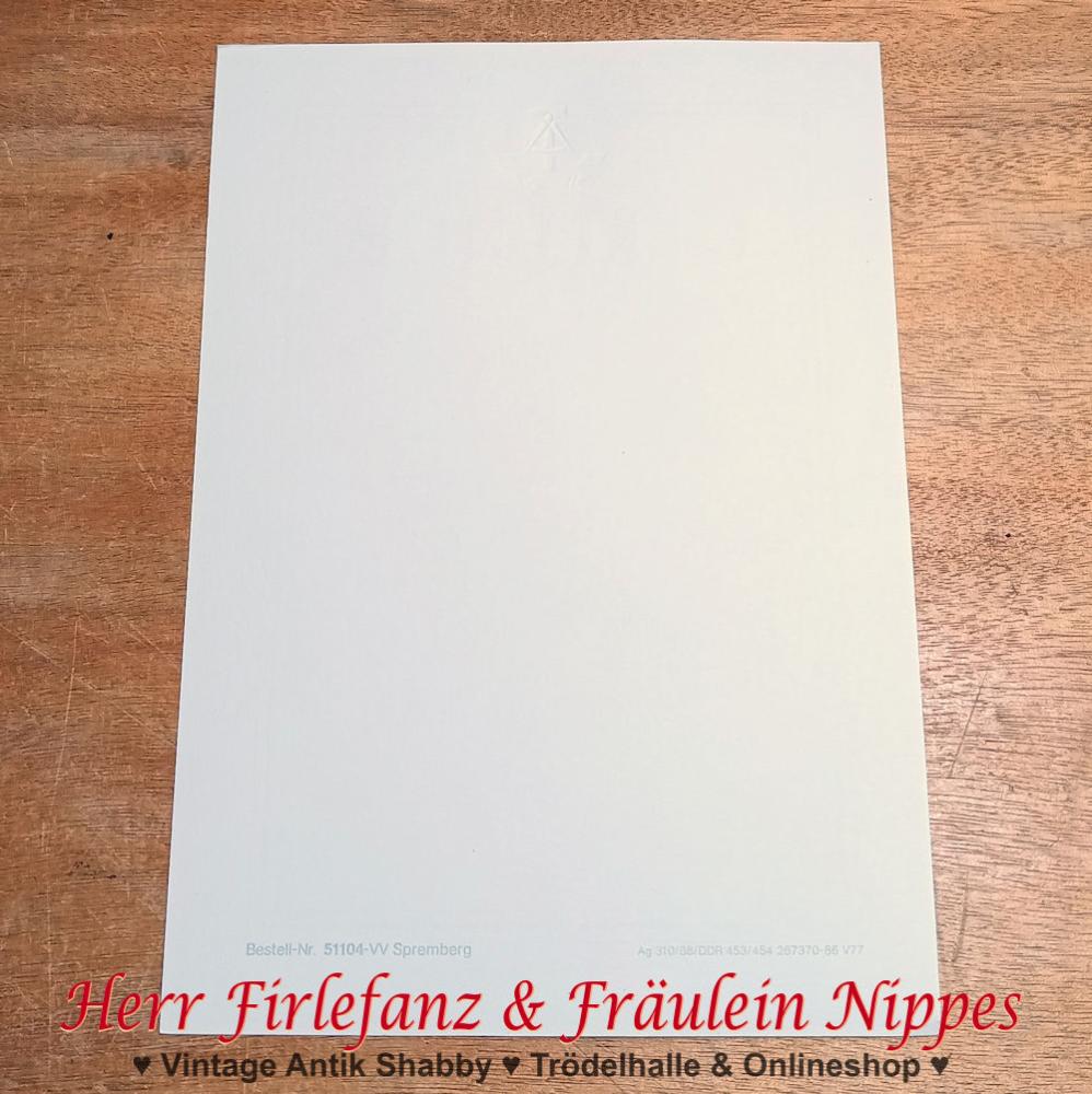 Preview: Geprägte DDR Blanko Urkunde (A5)