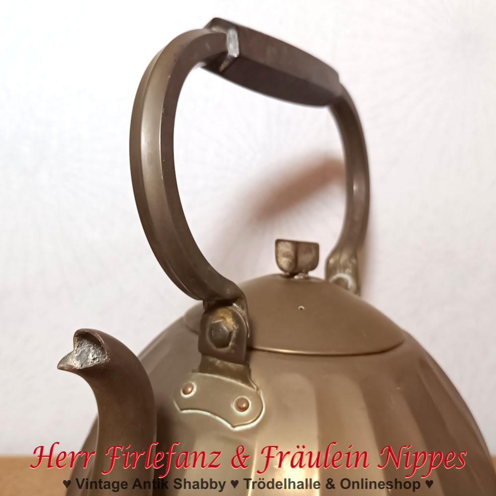 Preview: Vintage Wasserkessel aus Messing