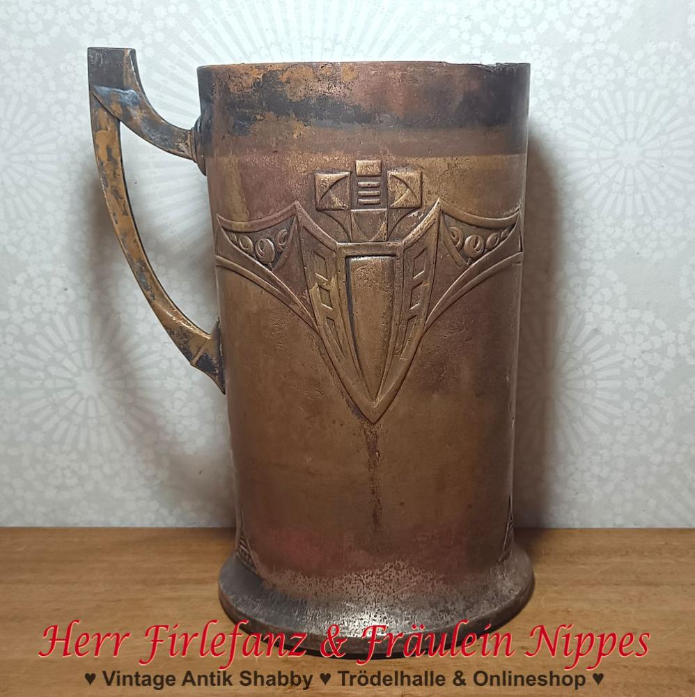 Preview: Große antike Amphoren Vase (28cm)