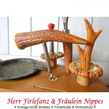 Preview: 6 tlg. Vintage Bar Set in Horn-Optik