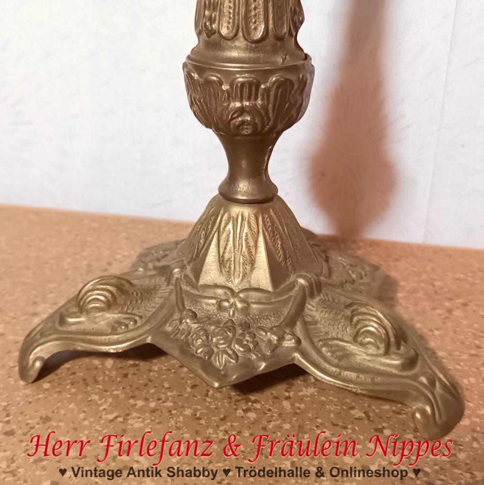 Preview: Antiker 3 flammiger Kandelaber (30cm)