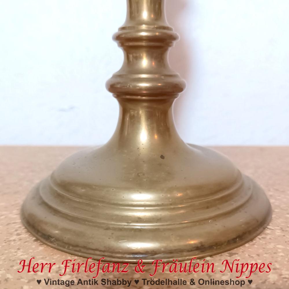 Preview: Kerzenständer aus Messing (24cm)