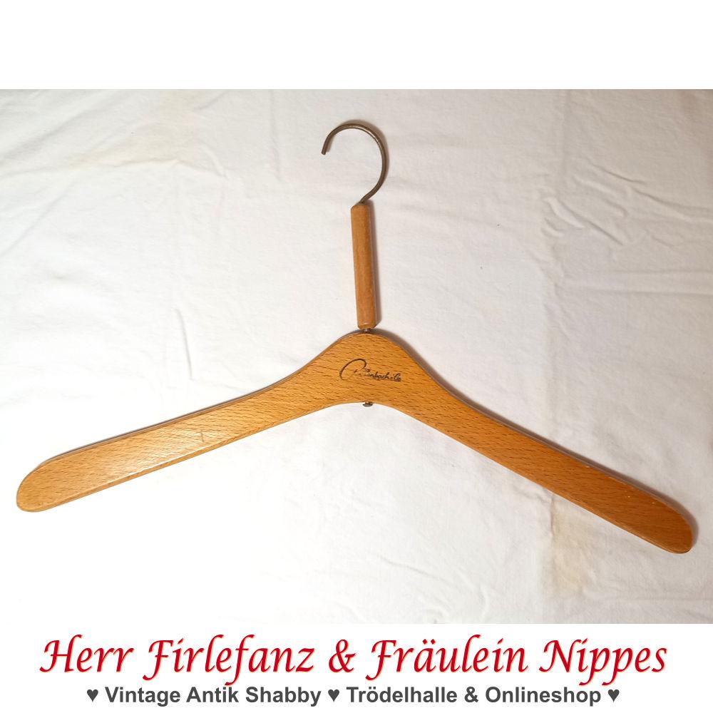 Preview: 8 Vintage Kleiderbügel für Mäntel