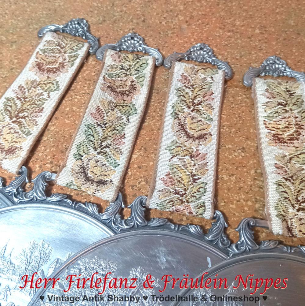 Jahreszeiten Wandteller aus Zinn (WMF)