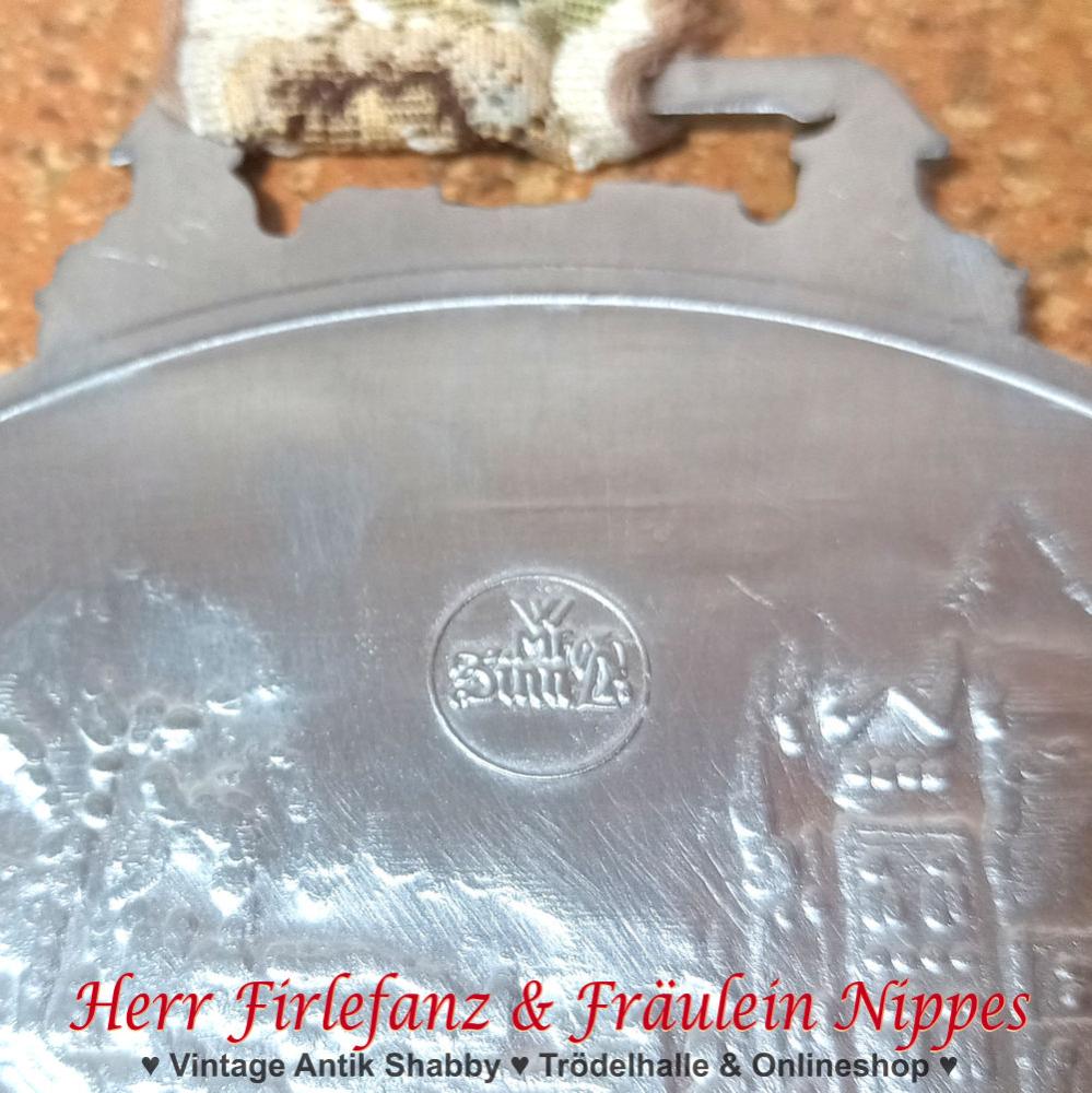 Jahreszeiten Wandteller aus Zinn (WMF)