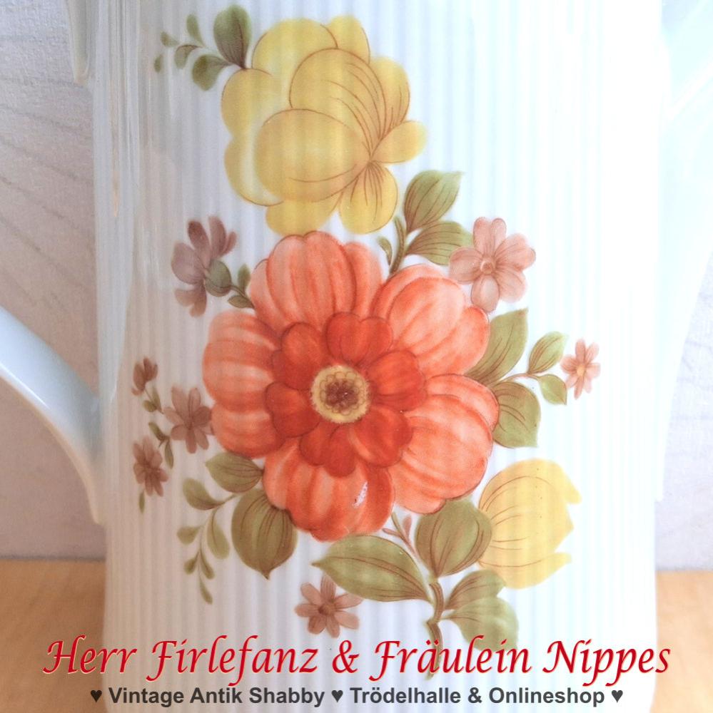 Preview: Kaffeekanne mit Blumen & Relief (Mitterteich, 1300ml)