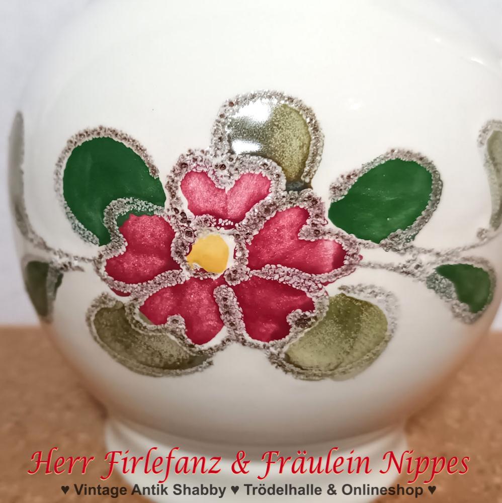 Preview: STREHLA Lava Krug mit Blumen