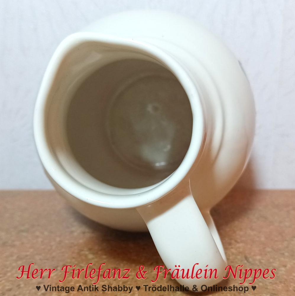 Preview: Vintage DDR Kanne mit Blumen Dekor (0,85L)