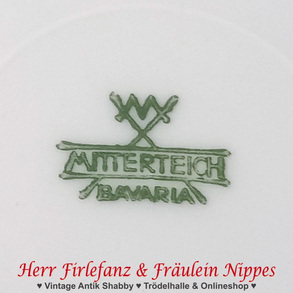 Preview: 5 Frühstücksteller mit Blumen (Mitterteich)