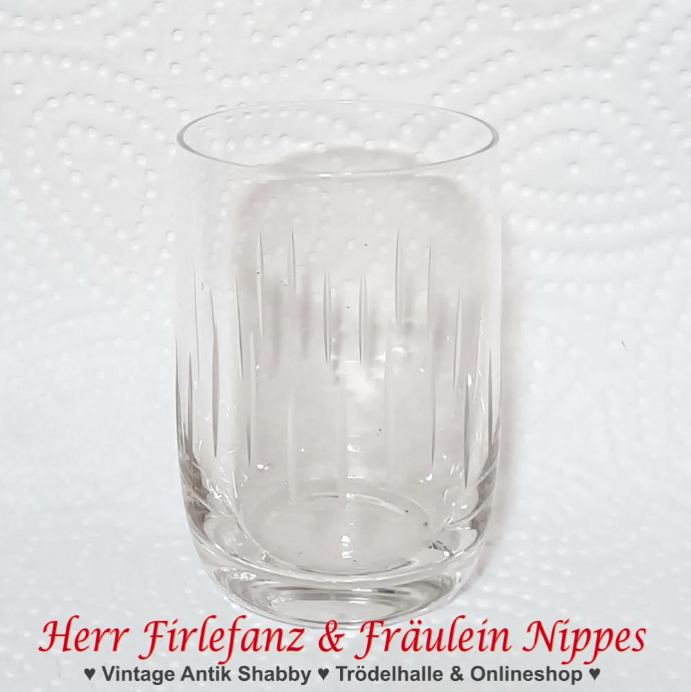 12 Vintage Schnapsgläser inkl. Tablett