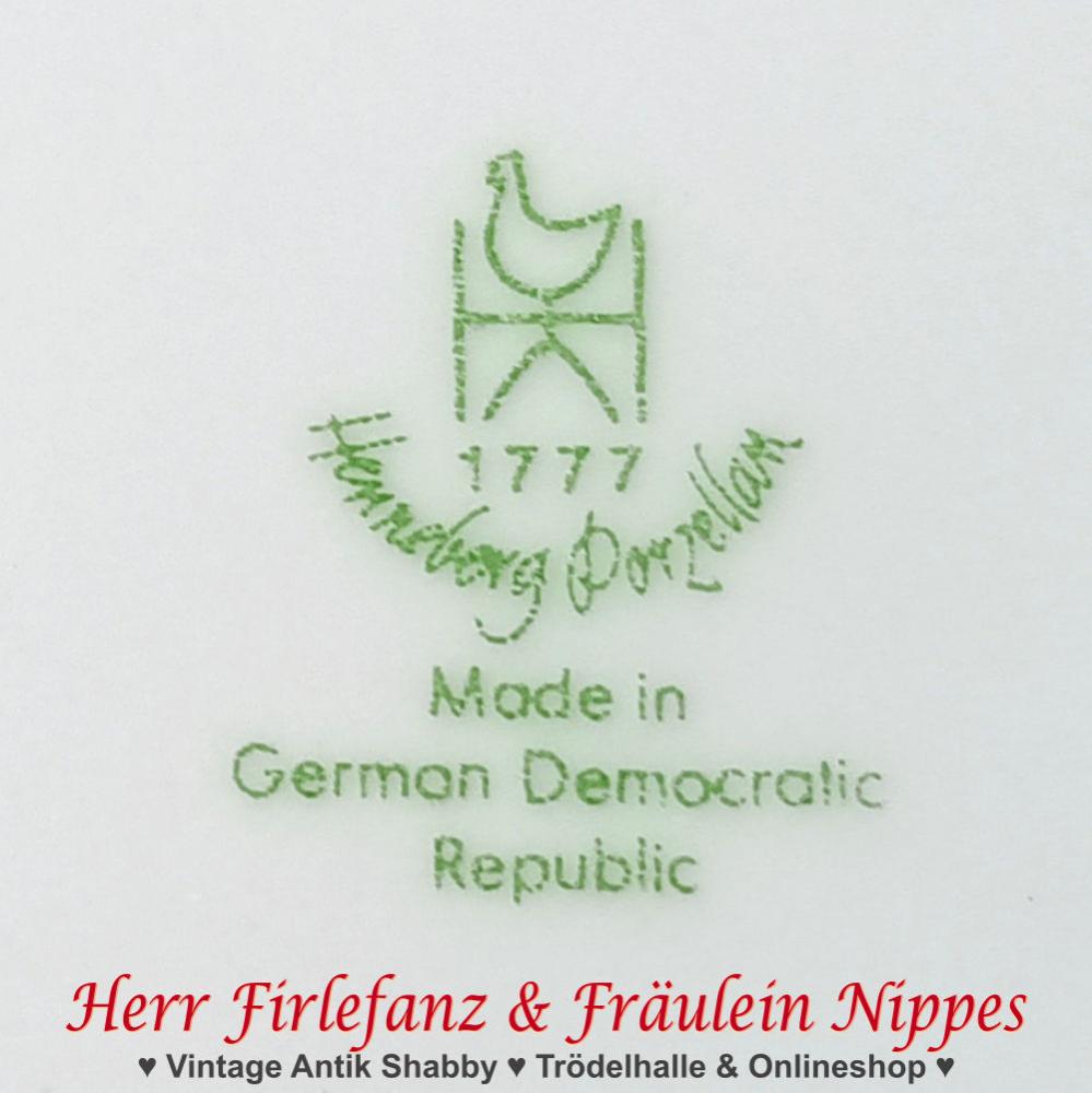 6 Henneberg Frühstücksteller mit Jasmin Blüten