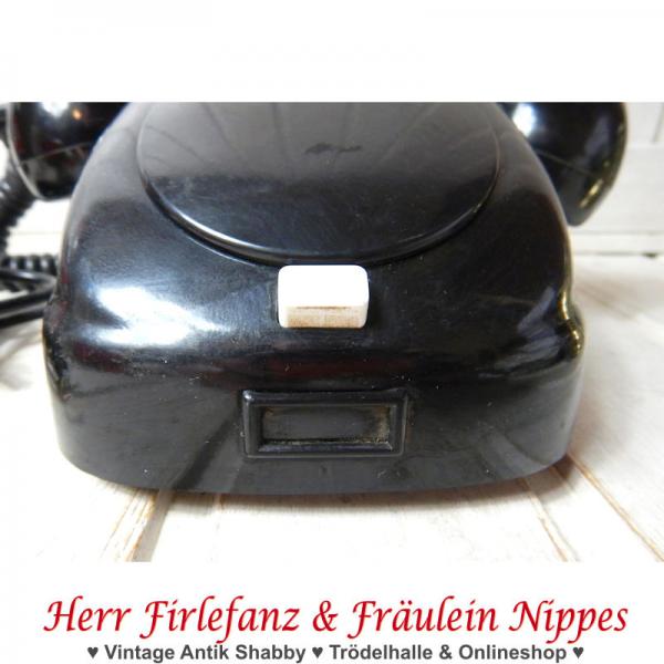 Schwarzes Bakelit Nebenstellen-Telefon