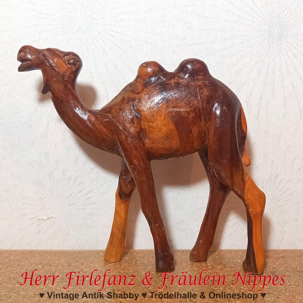 Trampeltier aus Wurzelholz (19cm)