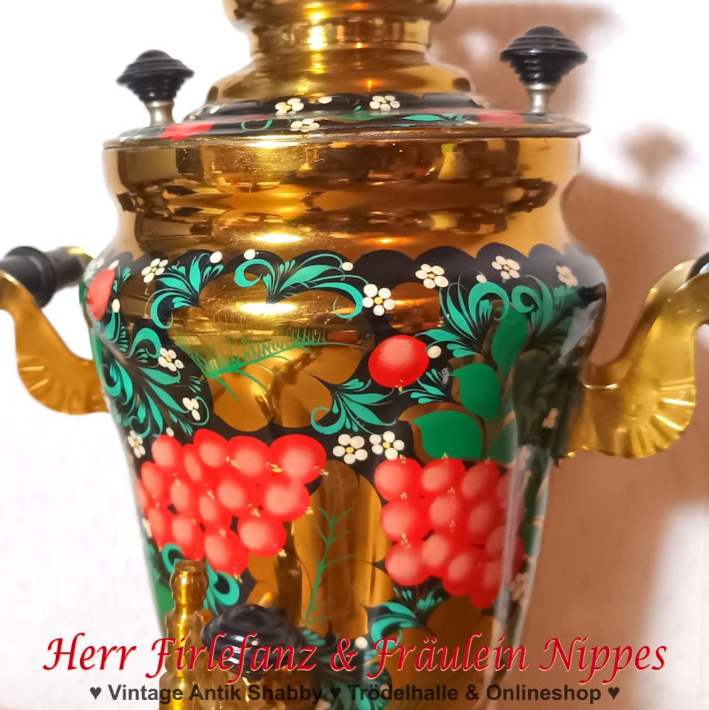 Russischer Vintage Samowar (33cm) (NUR ZUR DEKO)