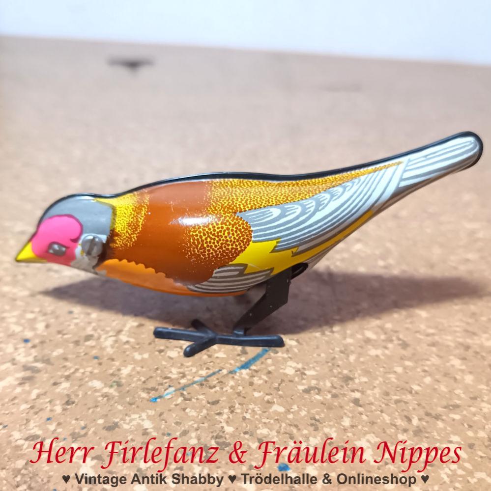 Vintage Blechspielzeug Vogel (DDR)