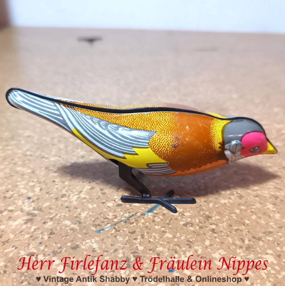 Vintage Blechspielzeug Vogel (DDR)