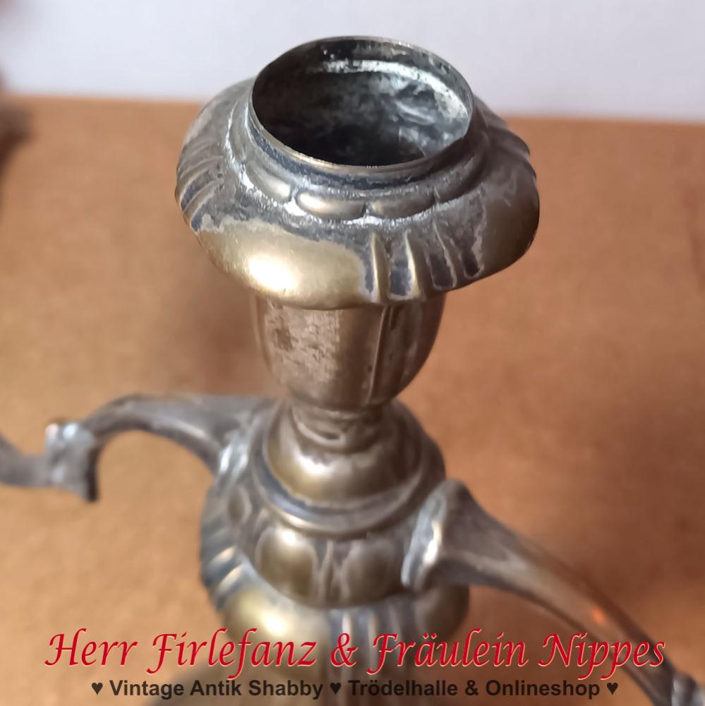 Antiker 3 flammiger Kandelaber (30cm)