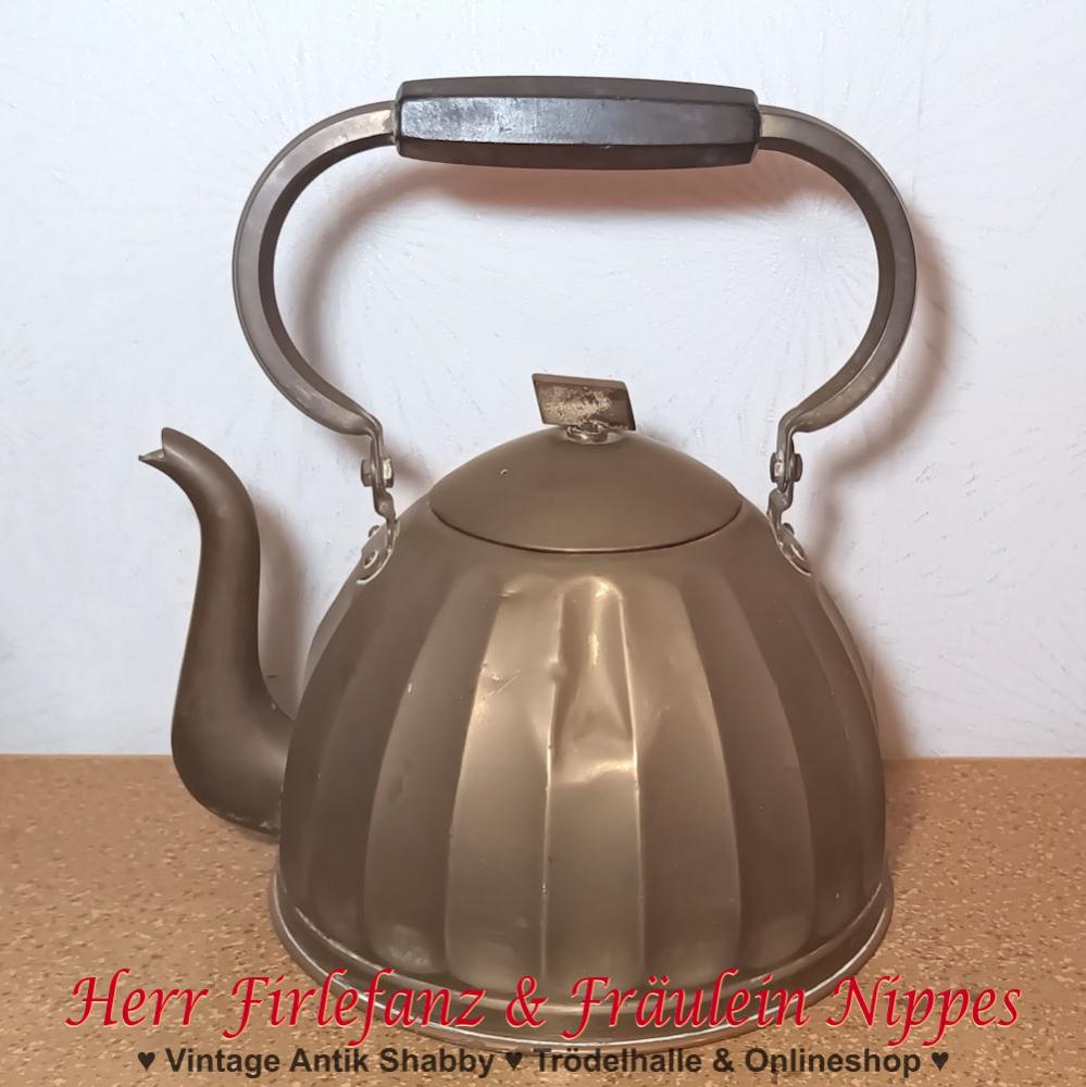 Vintage Wasserkessel aus Messing