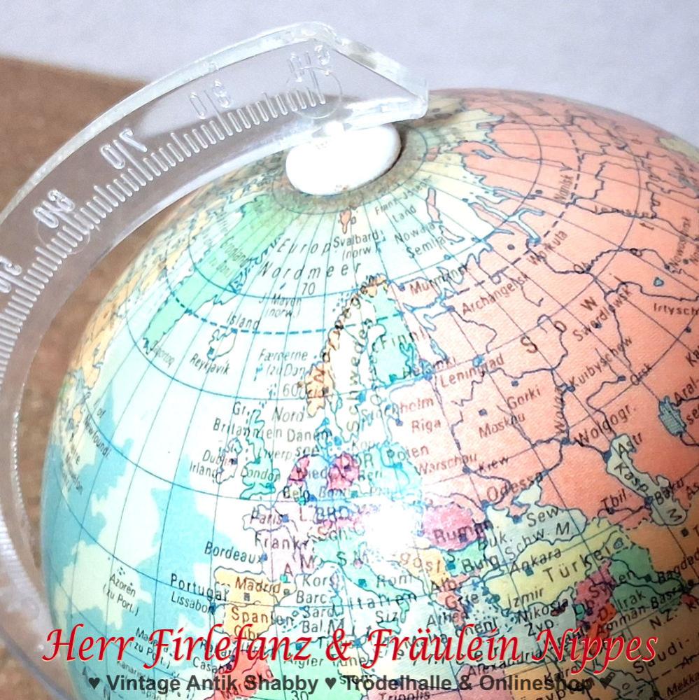Kleiner Vintage DDR Globus (Ø 12cm)