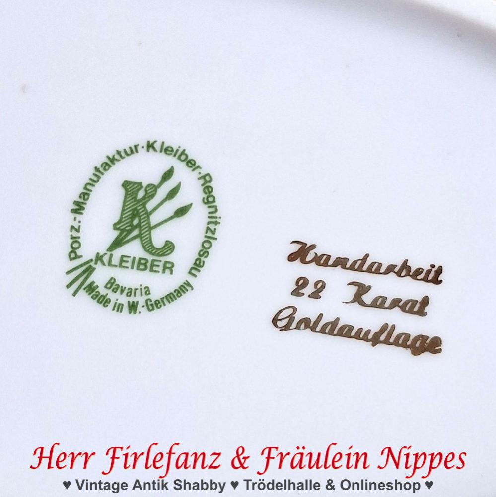 Vintage Schale mit Perlumuttdekor (Kleiber)