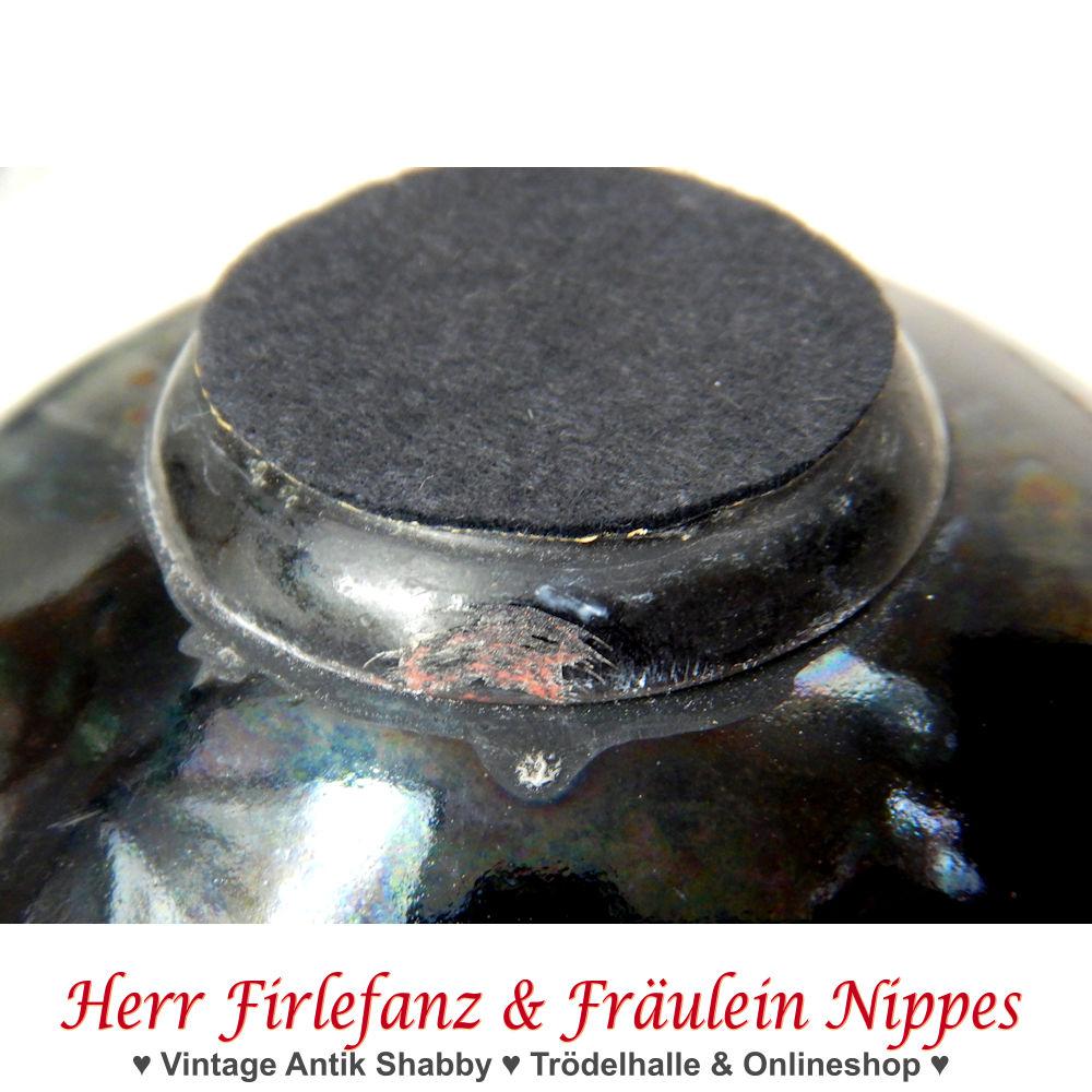 Emaille Schale mit Blumen (Ø 17,5cm)