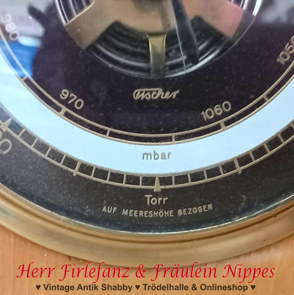 Rundes Vintage Hygrometer (Fischer)