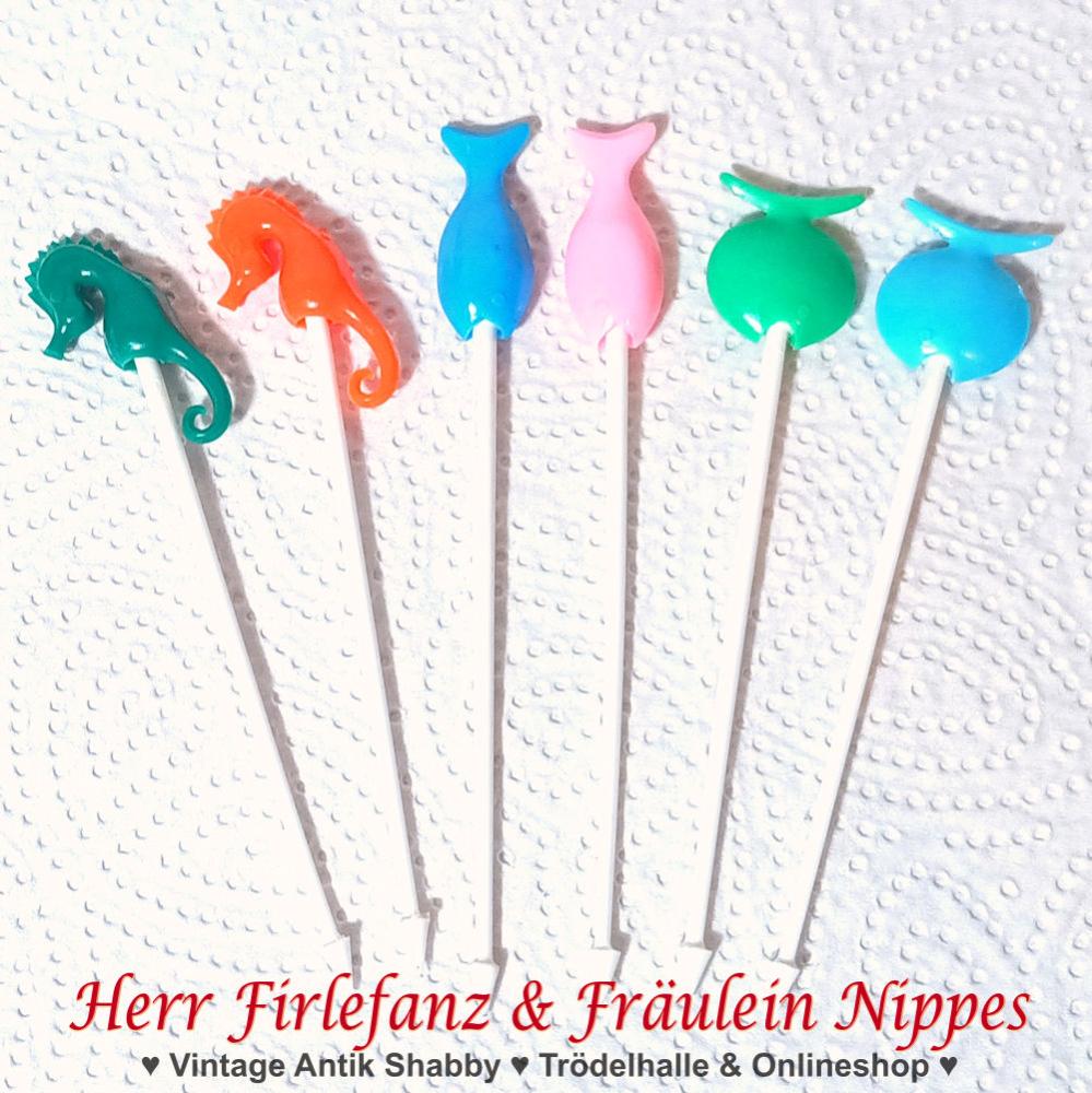 Vintage DDR Bowle Pieker "Fische & Seepferdchen"