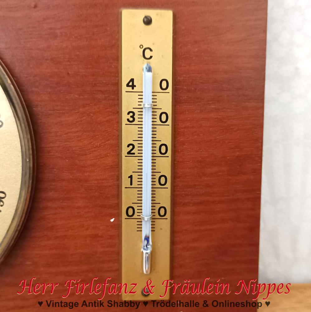 Vintage Hygrometer & Thermometer (Fischer)