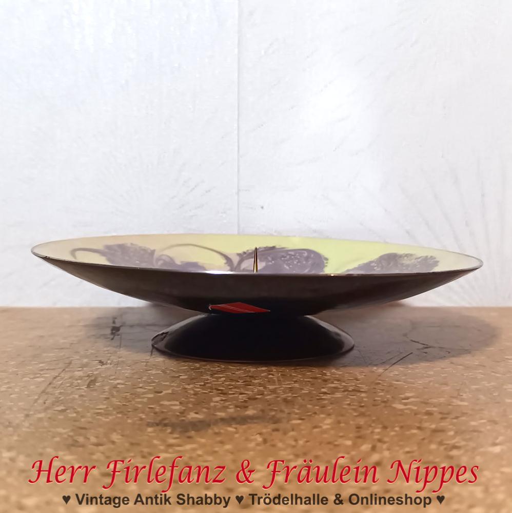 Vintage Emaille Kerzenständer (Ø 15,5cm)