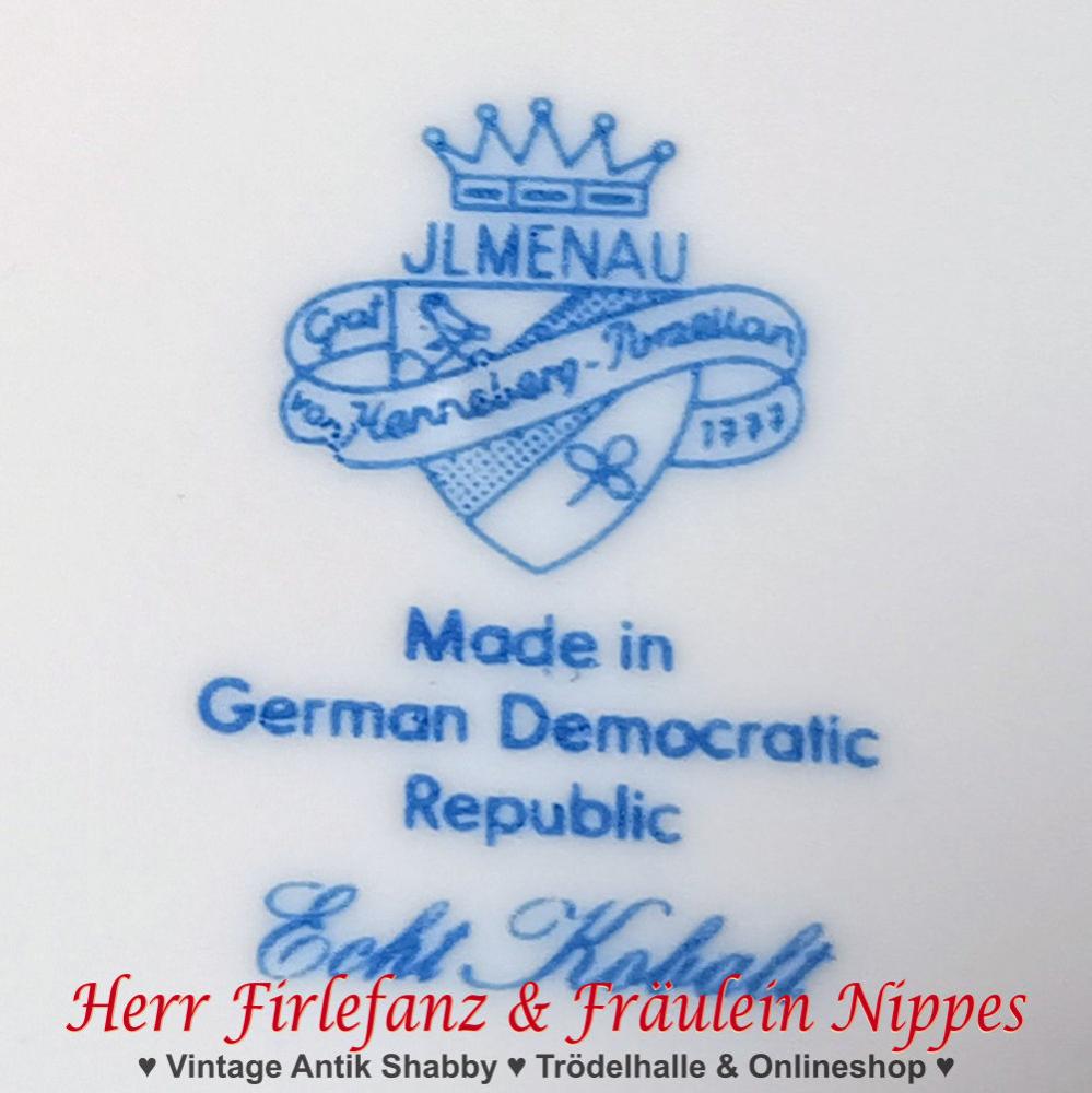 6 Henneberg Kuchenteller mit Zwiebelmuster